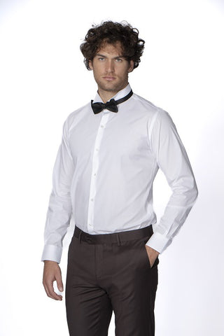 Camicia collo diplomatico slim fit