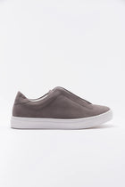 Sneakers Slip-on Keating in camoscio grigio